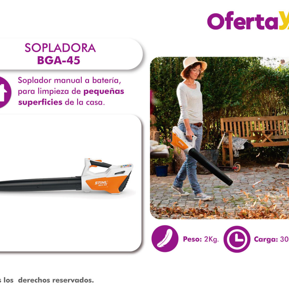 Soplador Stihl Batería Inalámbrica Potente Casa Y Jardín Soplador Stihl Batería Inalámbrica Potente Casa Y Jardín