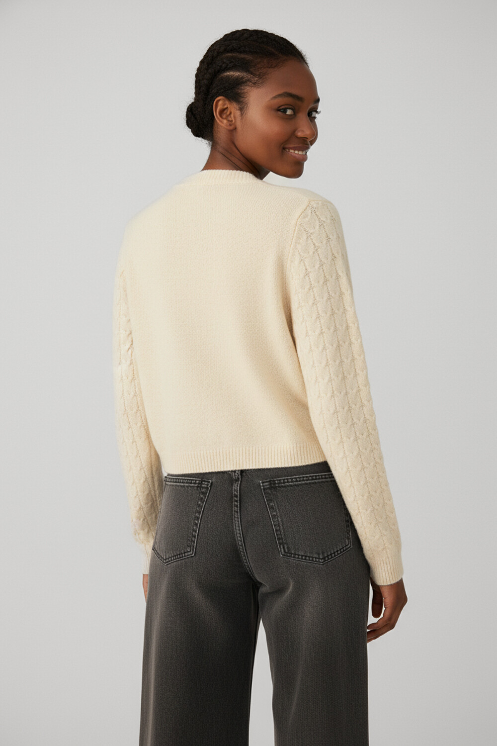 Cardigan Iveros Crudo / Natural