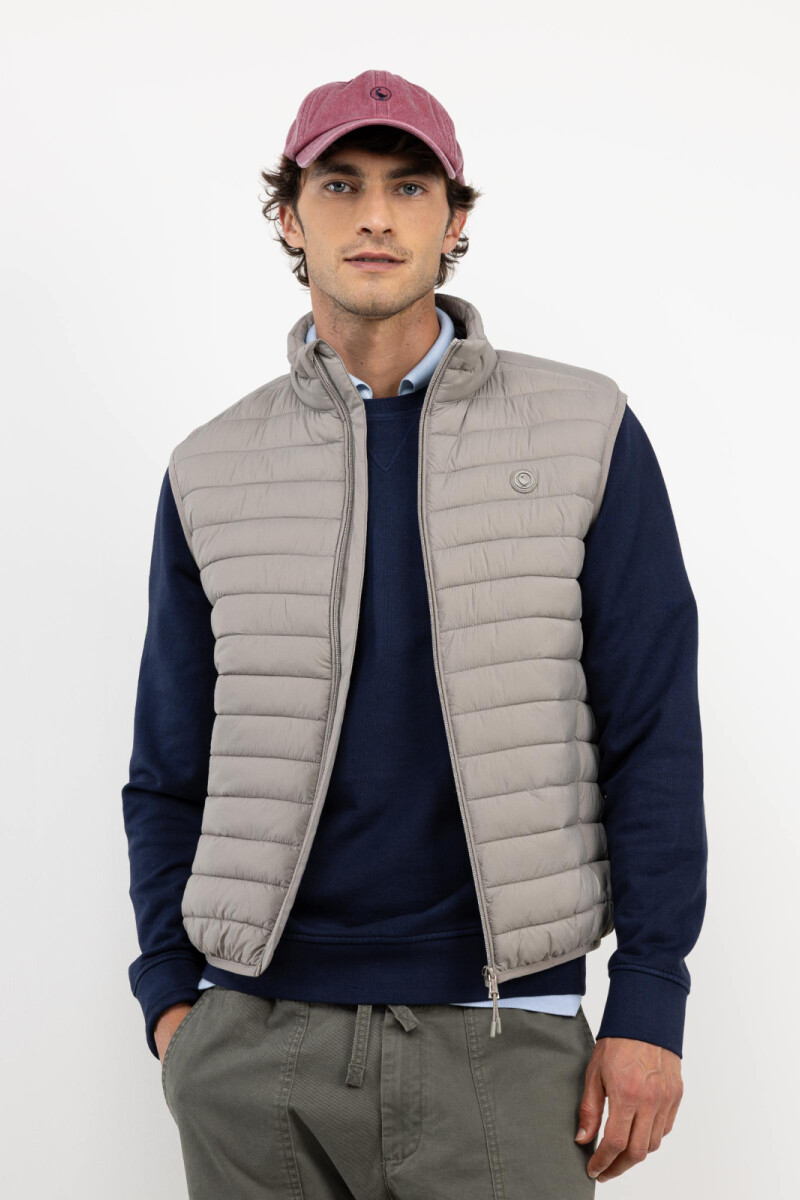 Chaleco Acolchado Beige