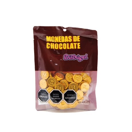MONEDAS DE CHOCOLATE DISTRIGOL $2 100UNID 200GRS MONEDAS DE CHOCOLATE DISTRIGOL $2 100UNID 200GRS