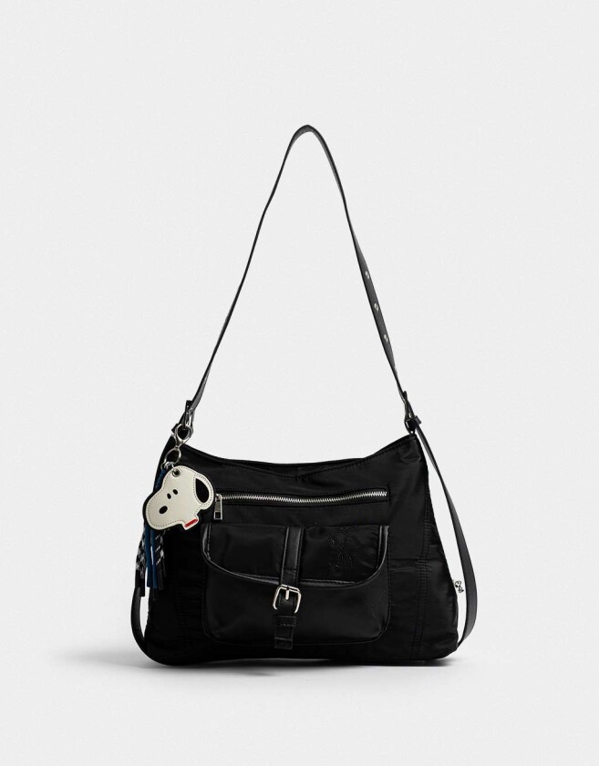 Bolsos Bolso Estampado Snoopy - Negro