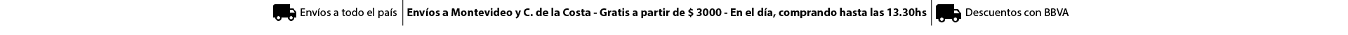 OLMI - Envios gratis a Montevideo y Ciudad de la costa