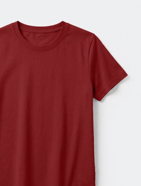 CAMISETA BÁSICA SLIM WORLD ROJO