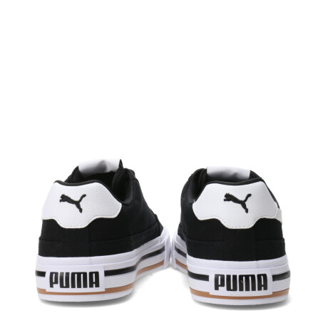Championes de Mujer Puma Court Classic Vulc Fs Negro - Blanco