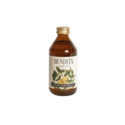 Bendita Kombucha jengibre, limón y cúrcuma 250ml Bendita Kombucha Jengi 250ml
