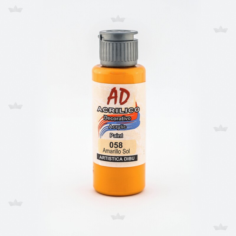 ACRILICO DECORATIVO AMARILLO SOL 60 ML ACRILICO DECORATIVO AMARILLO SOL 60 ML