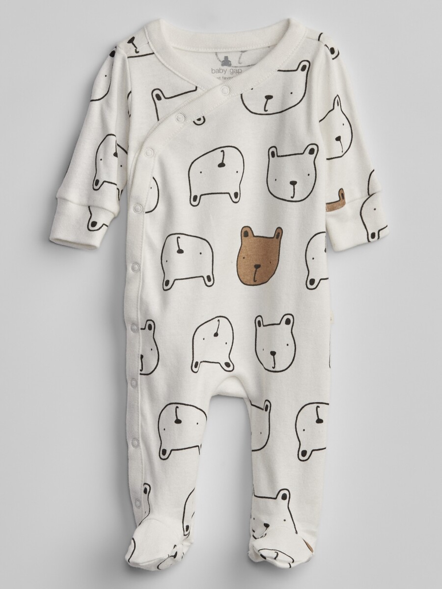 Pijama Osos Bebé - New Off White 