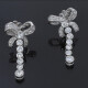 Caravanas Oro Blanco 18K Y Brillantes Caravanas Oro Blanco 18K Y Brillantes