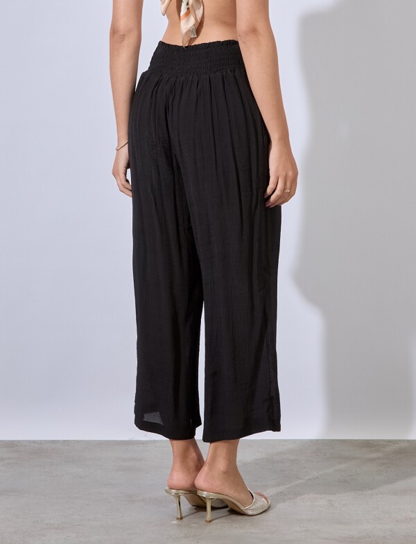 Pantalon Crop NEGRO