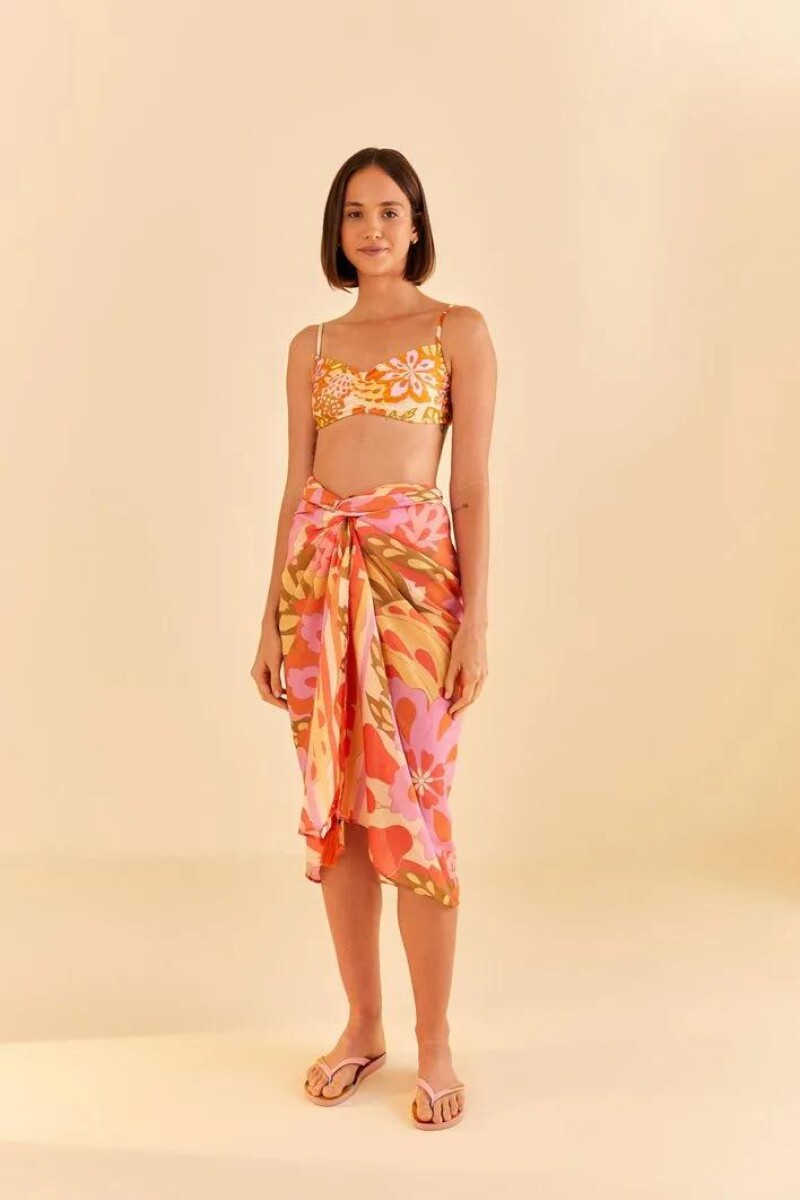 TRAJE DE BAÑO Naranja