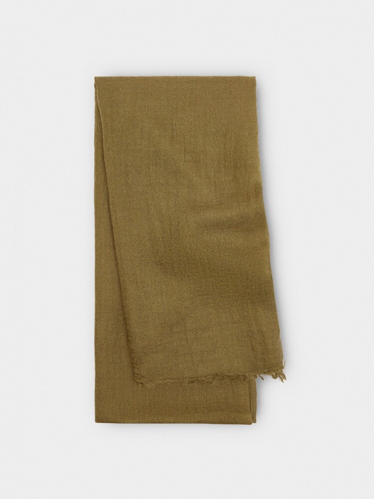 Pashmina Con Lana verde