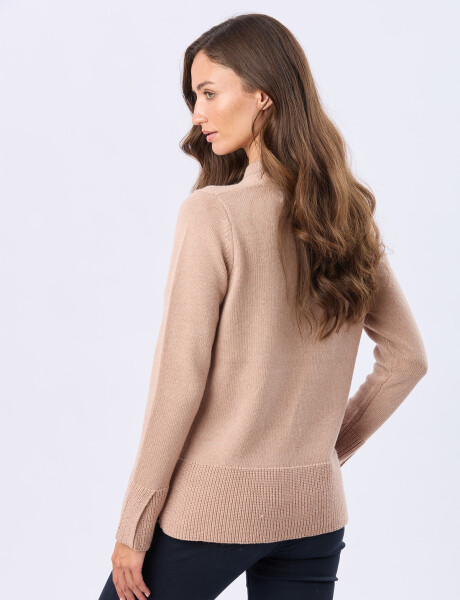 BUZO TEJIDO DE LANA Beige
