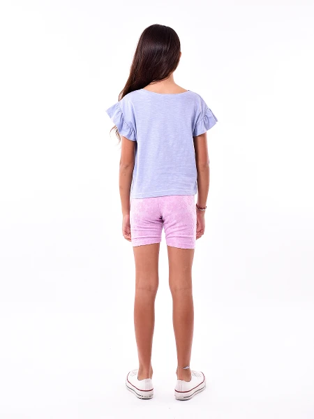 REMERA INÉS KIDS AZUL CLARO