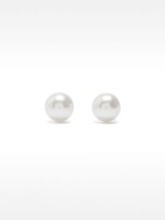 Pendientes Con Perlas beige