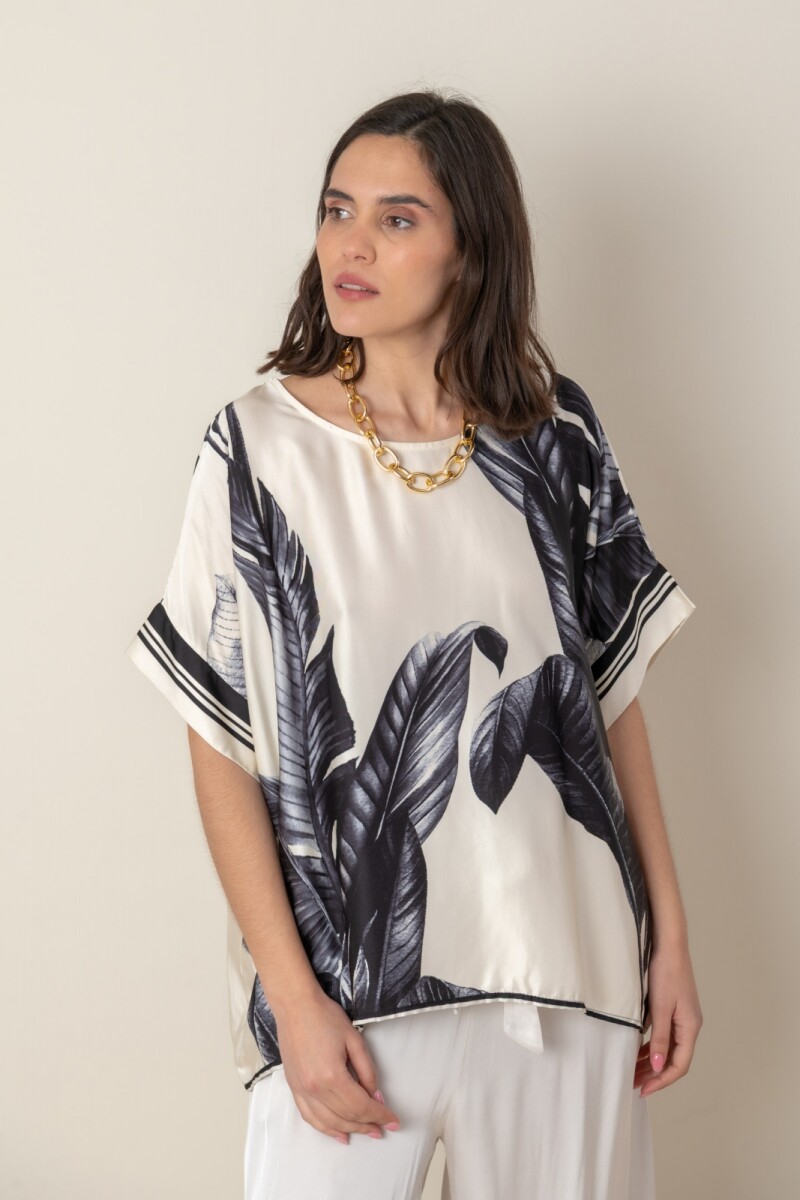 BLUSA PALMA - Negro 
