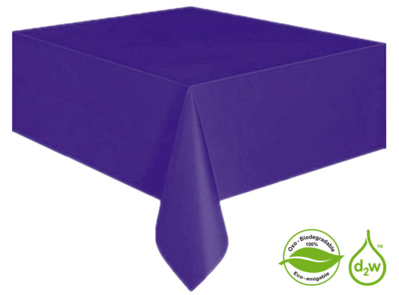 Mantel Biodegradable Rectangular - Morado 