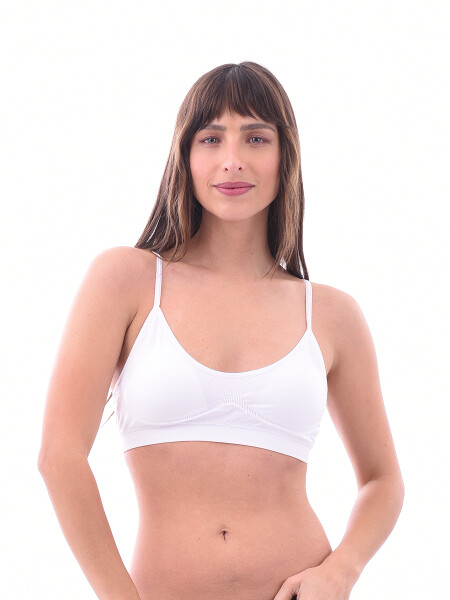 TOP BÁSICO SEAMLESS BLANCO