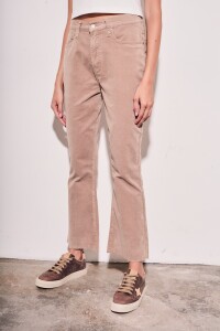 Jean Flare Corduroy Beige