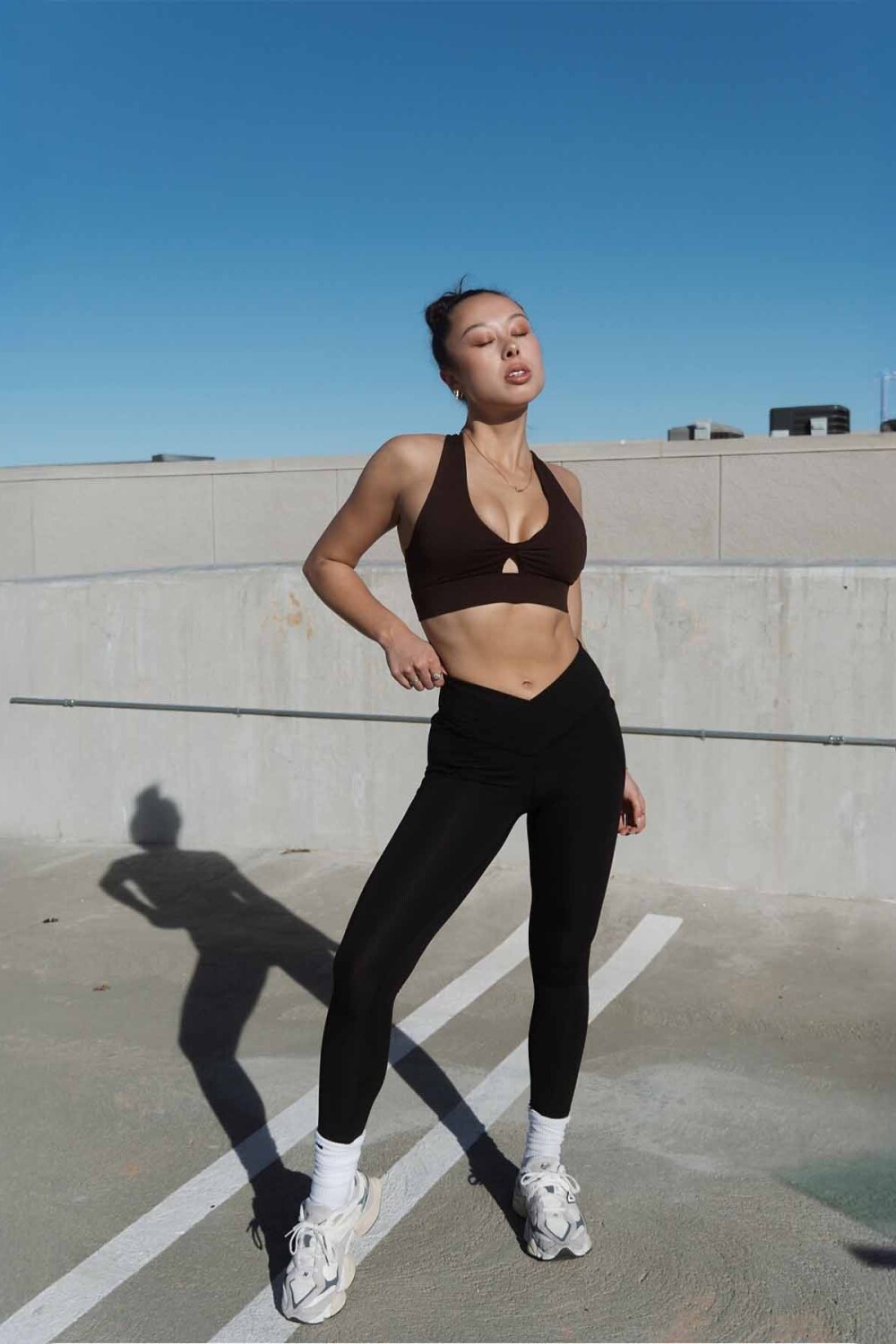 Top Oasis Twist Sports Bra Mujer Black