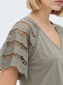 Remera Macare Verde Grisaceo