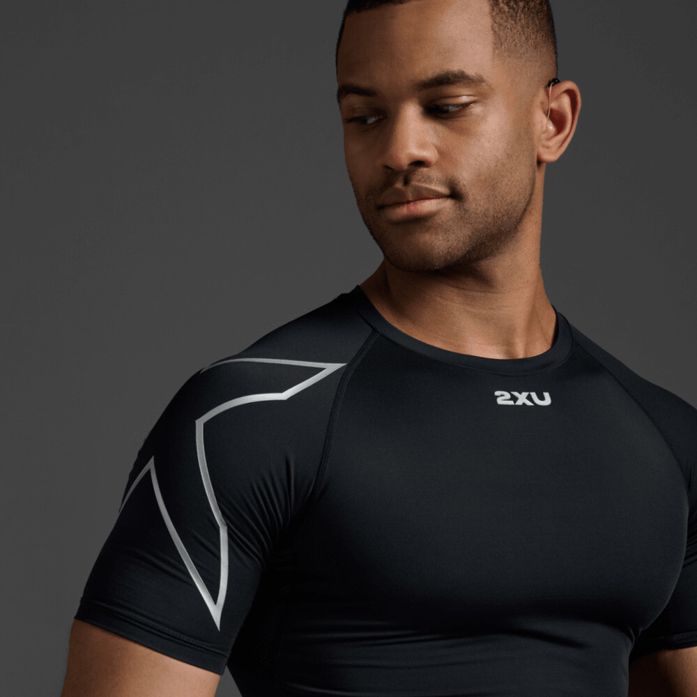 Casaca Training Core Compression Hombre Black/silver