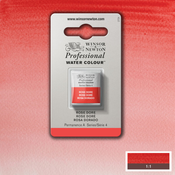 Acuarela profesiona Half Pan - Winsor & Newton Tonos Rosa