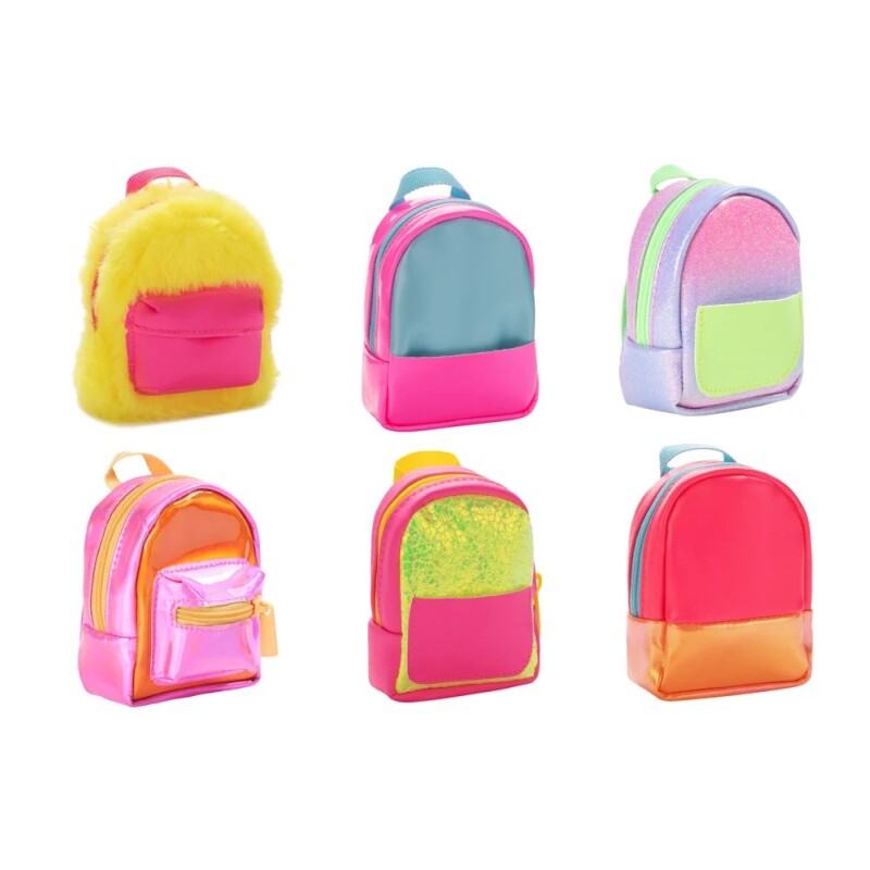 Mochila Real Littles Neon Backpacks Surtida REAL LITTLES - NEON BACKPACKS - ASST.6 CDU 12 PCS