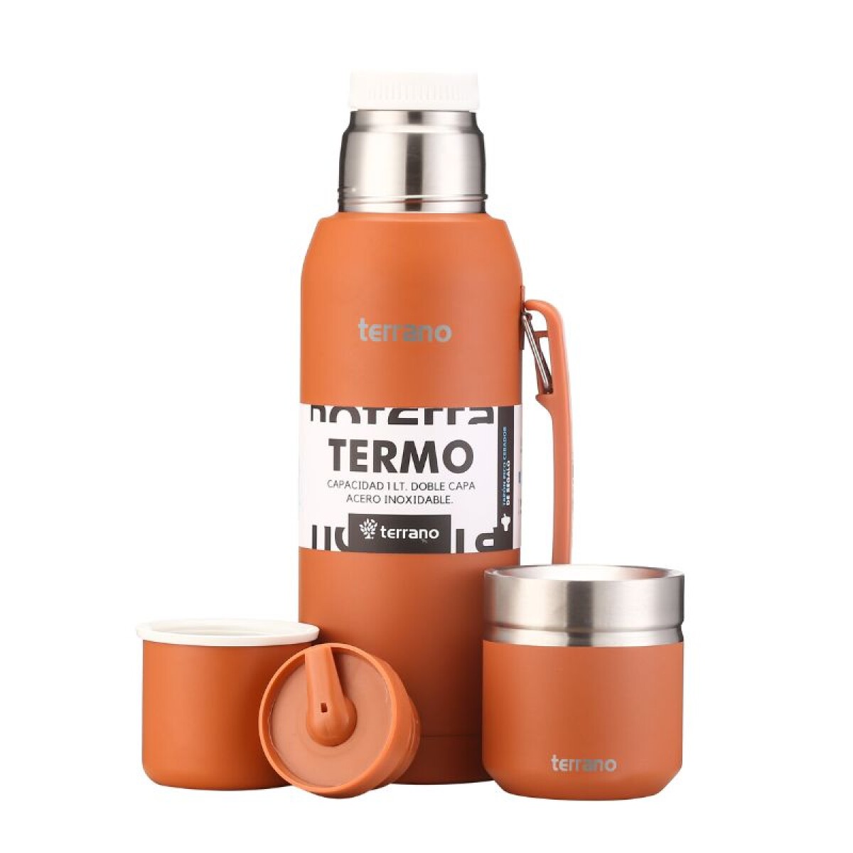 Set Acero 1LT. Mate Folkie - Terracota 