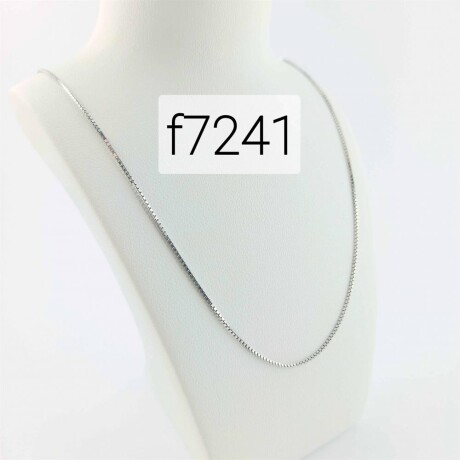 Cadena veneciana de Plata 925 con baño de rodio. Cadena veneciana de Plata 925 con baño de rodio.