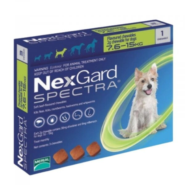 NEXGARD SPECTRA M x1 (7,6 A 15KG) NEXGARD SPECTRA M x1 (7,6 A 15KG)