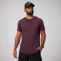 Polo Manga Corta The 24-7 Tee Curved Hem Hombre Oxblood
