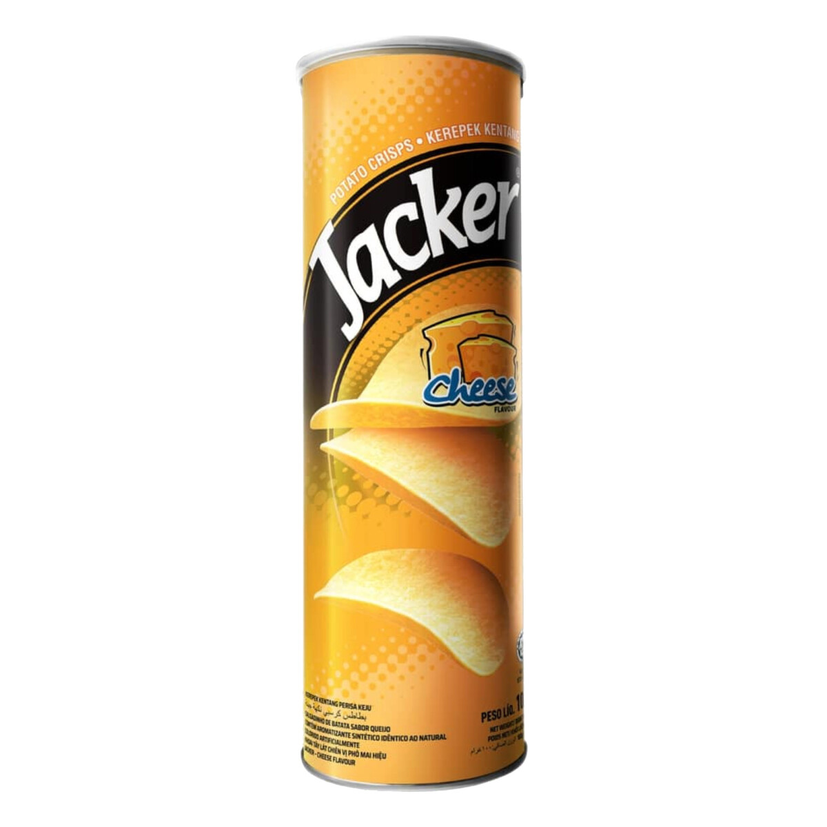 Papas Jacker Tubo 100 grs - Sabor Queso 