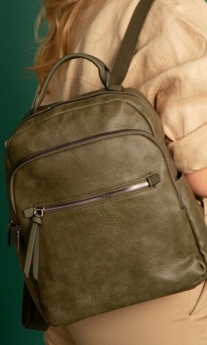 MOCHILA MENORCA OLIVA