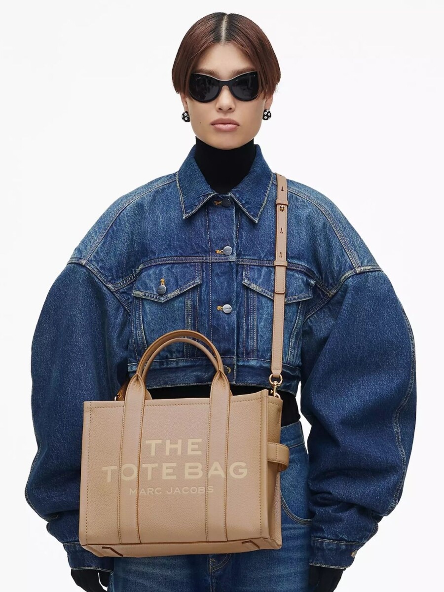 MARC JACOBS - THE LEATHER MEDIUM TOTE BAG 