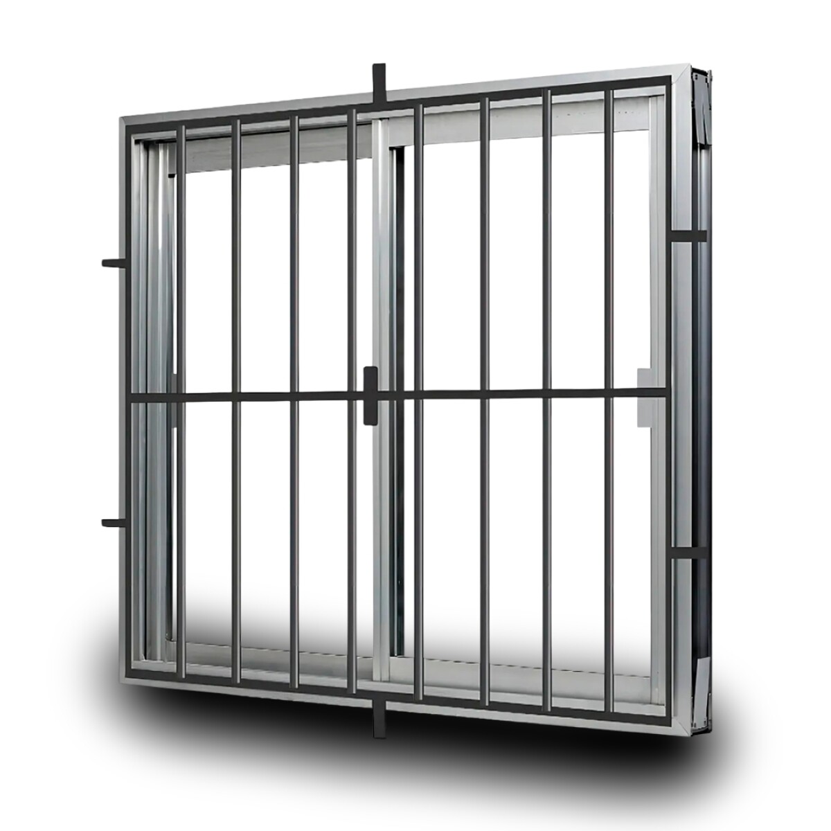 Promo Ventana de Aluminio + reja - 100X100 