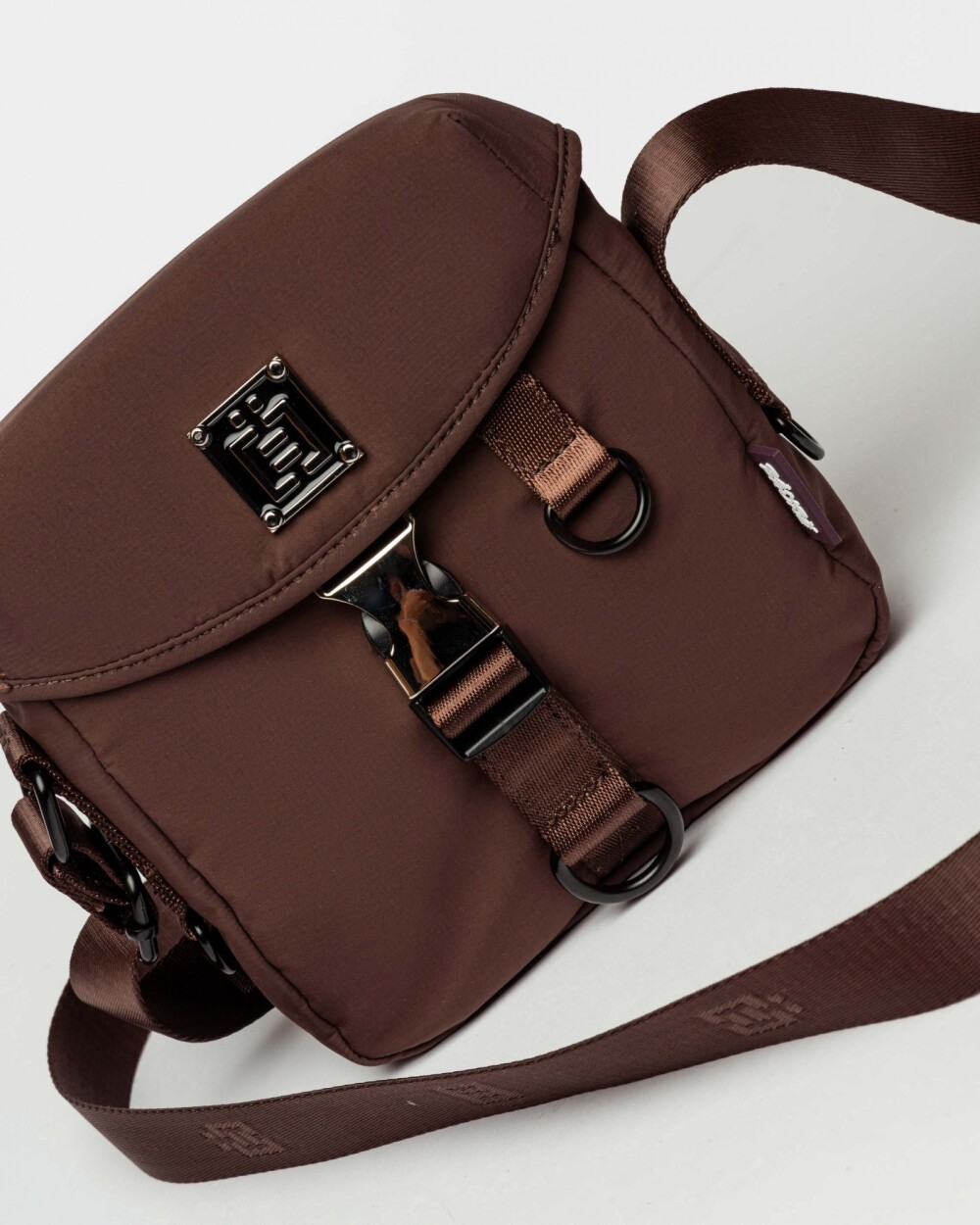 Bandolera Sunrise gang en nylon Marron