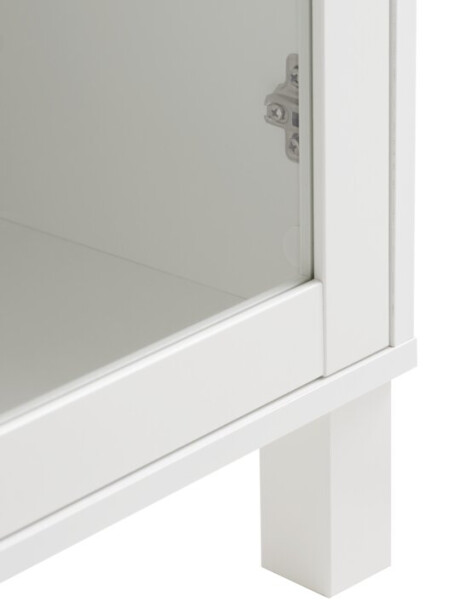 Vitrina SKALS puertas de vidrio blanco Vitrina SKALS puertas de vidrio blanco