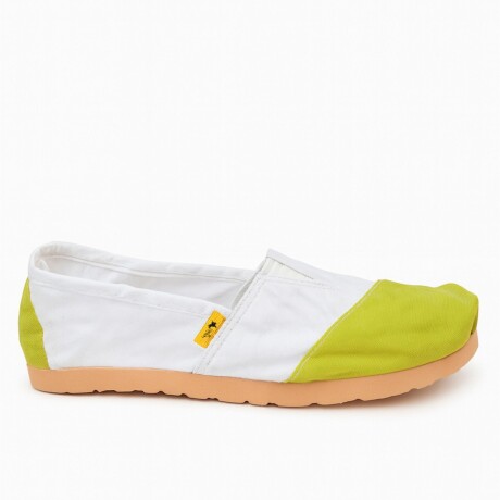 Alpargata Combinada verde limón Alpargata Combinada verde limón