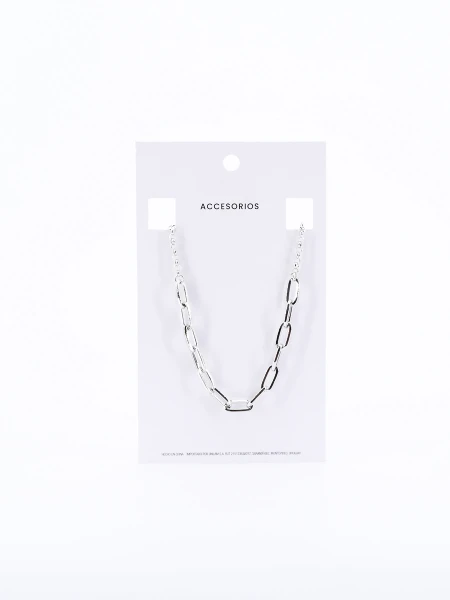 CADENA ESLABON PLATEADO