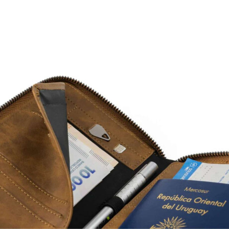Billetera Baleine Passaport Cover Marrón