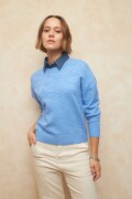 SWEATER JASON Azul Melange