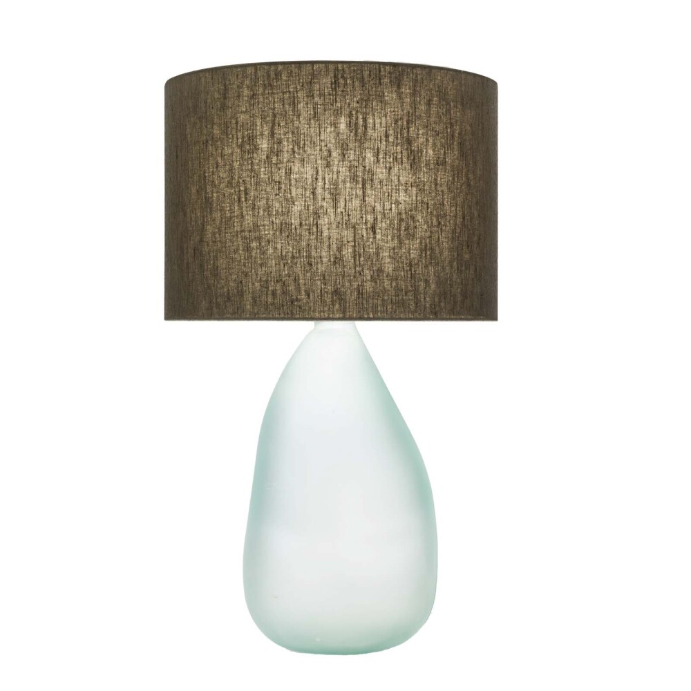 LAMPARA DE MESA VIDRIO-RECICLADO TRANSPARENTE GSZ6