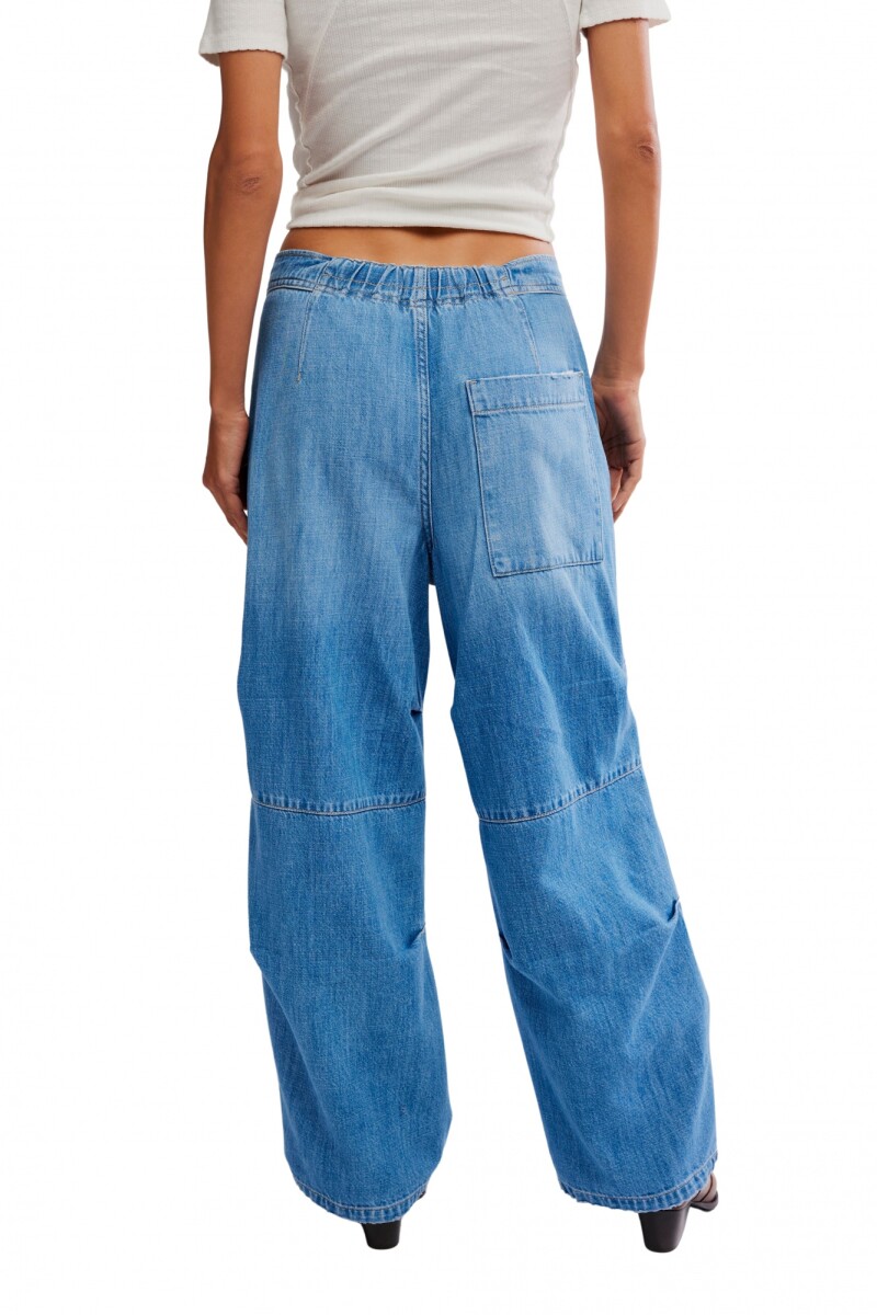 Jean Logan Cargo Azul