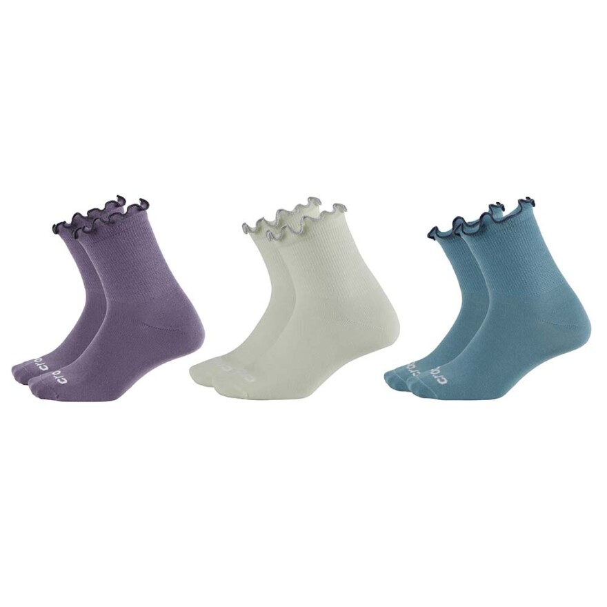 Medias Crocs Ruffle Shiny Top Ankle Unisex Night Shade