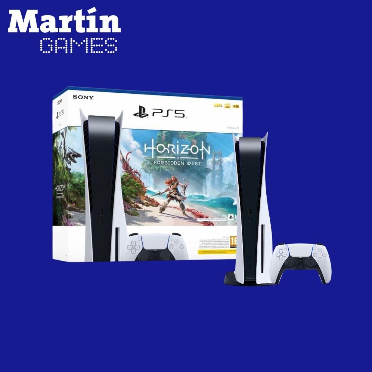 PS5 PLAYSTATION 5 SLIM CON LECTORA 0KM + HORIZON FORBIDDEN WEST 