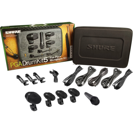 Pack Micrófono Dinámico De Batería Shure Pgadrumkit5 Pack Micrófono Dinámico De Batería Shure Pgadrumkit5