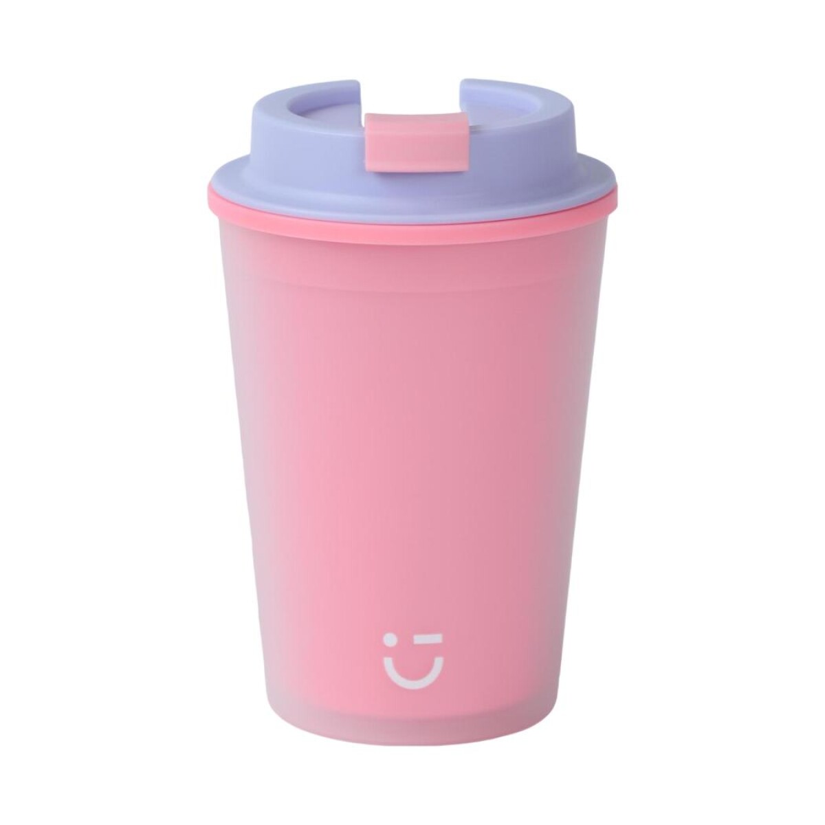 Vaso plástico 420ml - rosa 