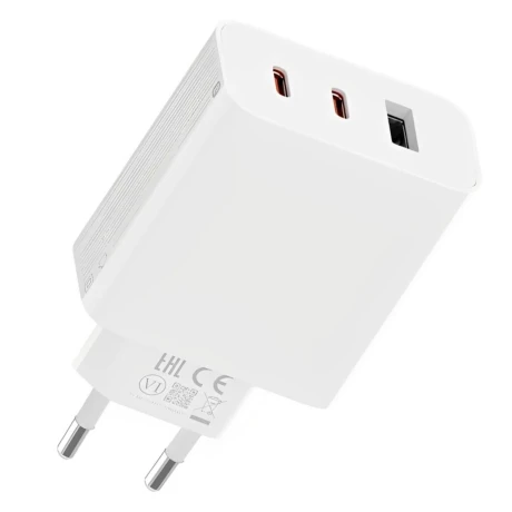 Xiaomi - Cargador de Pared Usb-a / Usb-c. Mi 67W BHR7493WU. X2 Salidas USB C. Incluye Cable Tipo USB 001