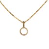 Dije Círculo-Oro bajo-Piedra Zirconia-CP8525 conpiedra