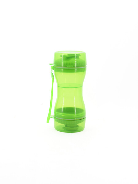 DISPENSER 2 EN 1 AGUA Y COMIDA VERDE